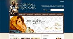Desktop Screenshot of catedraldepiracicaba.org.br